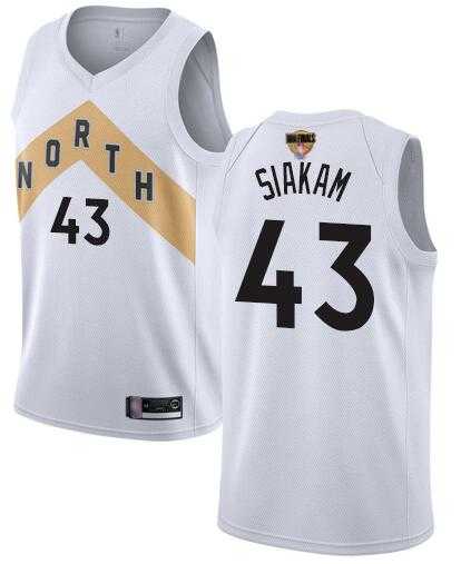 Raptors 43 Pascal Siakam White 2019 NBA Finals City Edition Swingman Jersey,We sell and wholesale Raptors 43 Pascal Siakam White 2019 NBA Finals City Edition Swingman Jersey on line form chian!